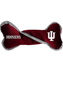 White Indiana Hoosiers Pet Tug Bone Pet Toy