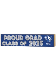 KH Sports Fan Eastern Illinois Panthers 3x13 Block Sign Class of 2025 Sign - Blue
