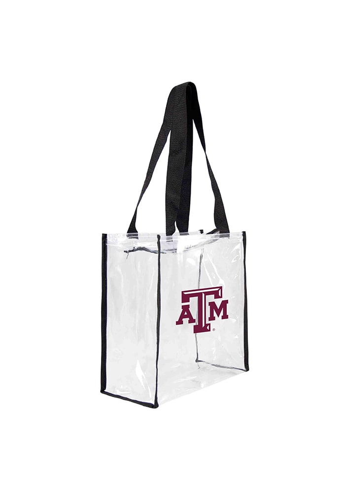 Texas A&M Aggies White Stadium Approved 12 x 12 x 6 Clear Bag