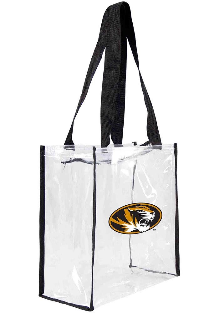 Missouri Tigers White Clear Clear Bag
