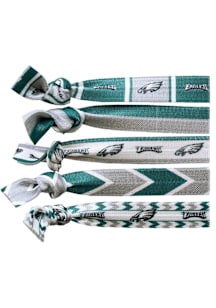 Philadelphia Eagles Knotted Kids Hair Ribbons