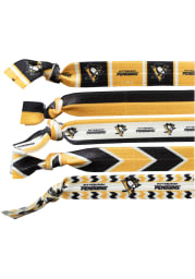 Pittsburgh Penguins Knotted Kids Hair Ribbons