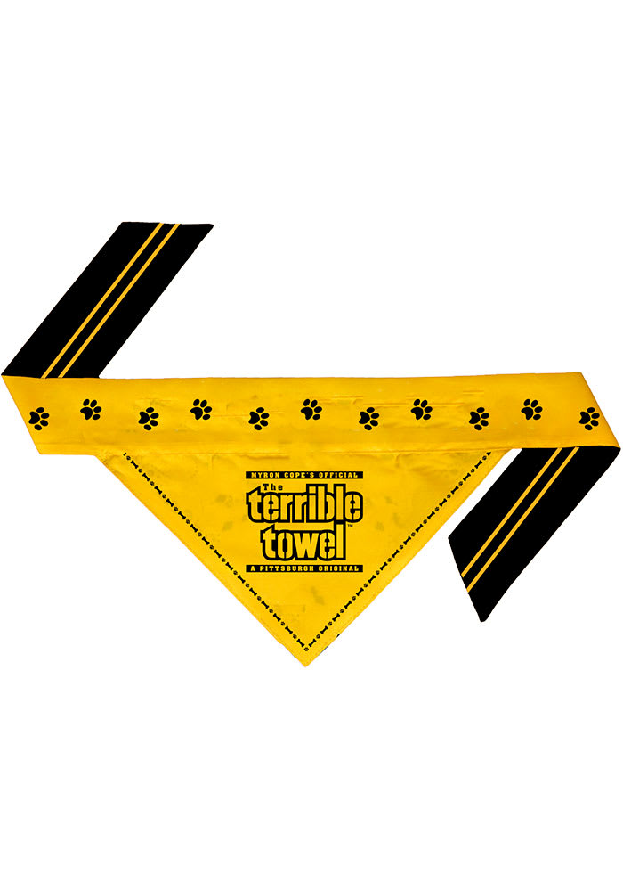 Pittsburgh Steeler Nation Terrible Towel Shirts' Dog Bandana, Spreadshirt