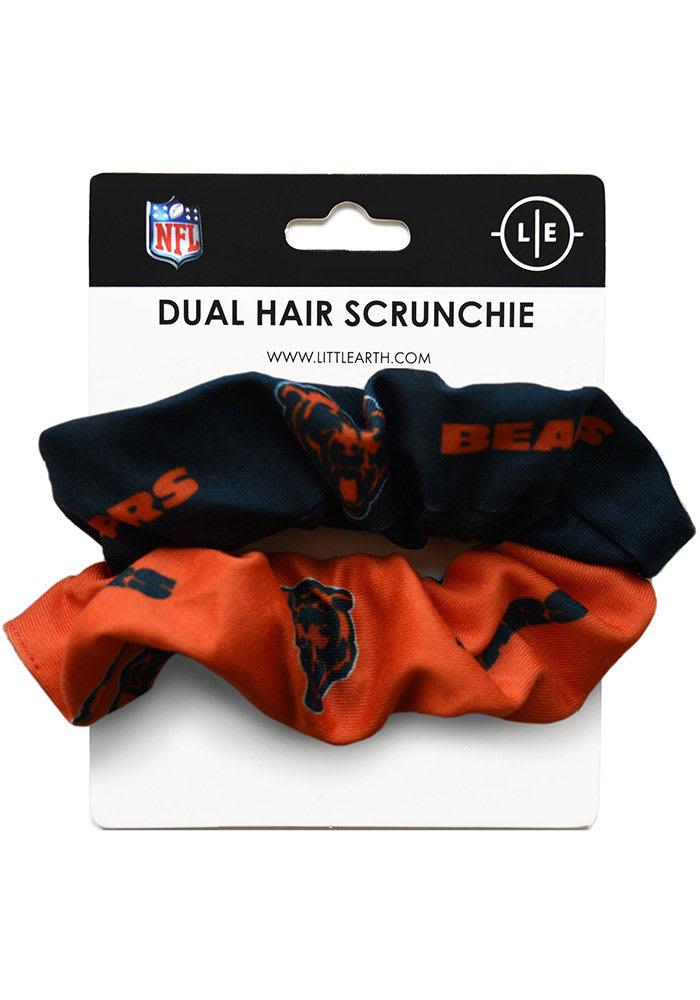 Chicago Bears Dual Hair Twist Womens Hair Scrunchie