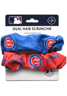 Chicago Cubs Dual Hair Twist Womens Hair Scrunchie