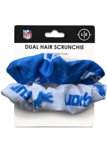 Detroit Lions Dual Hair Twist Womens Hair Scrunchie