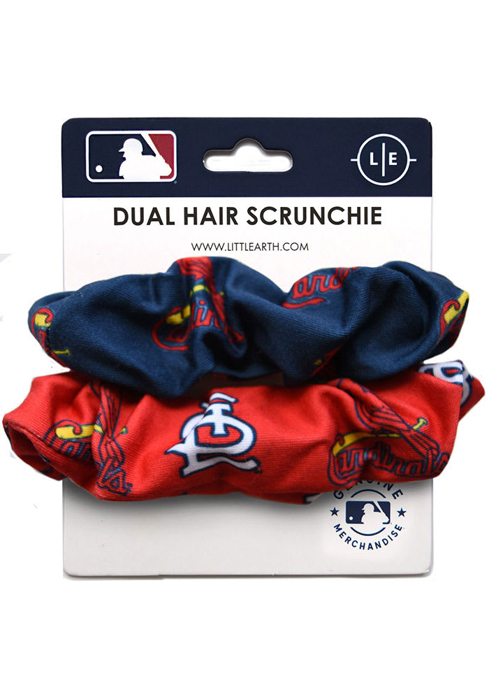 St Louis Cardinals Dual Hair Twist Womens Hair Scrunchie
