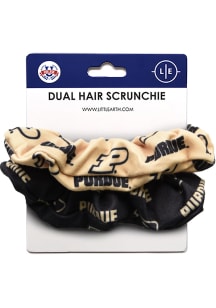 Purdue Boilermakers Dual Hair Twist Womens Hair Scrunchie