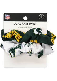 Green Bay Packers Dual Hair Twist Womens Hair Scrunchie
