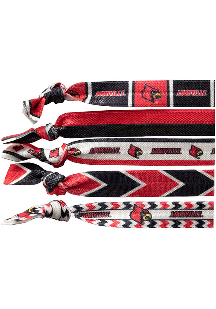 Louisville Cardinals Knotted Hair Tie