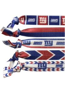 New York Giants Knotted Hair Tie Womens Hair Scrunchie