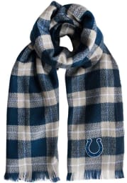 Indianapolis Colts Plaid Blanket Womens Scarf