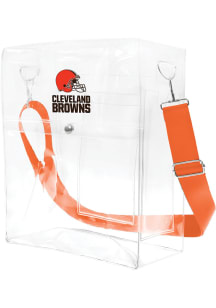 Cleveland Browns White Clear Ticket Clear Bag