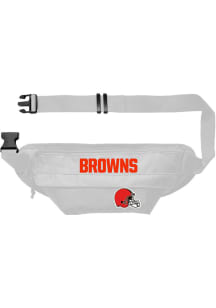 Cleveland Browns White Large Fanny Pack Tote