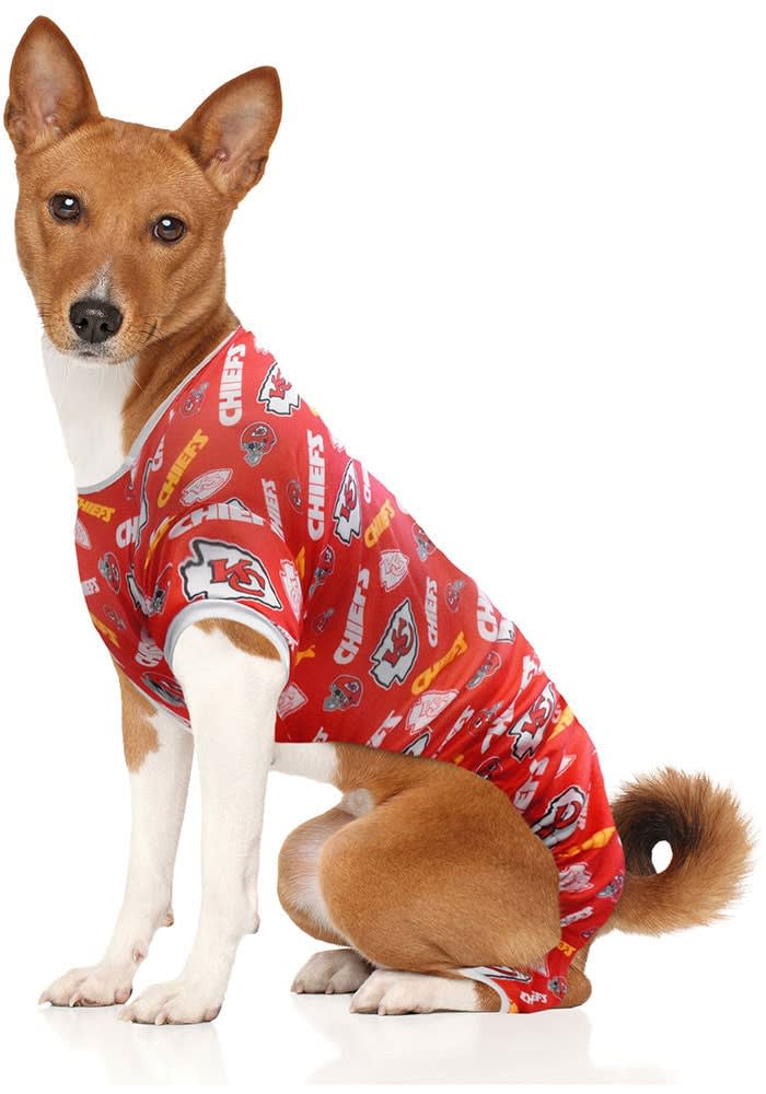 Kc chiefs best sale dog apparel