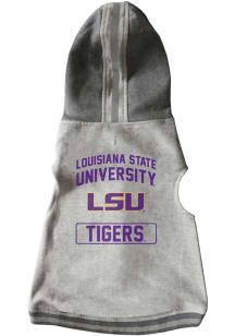 LSU Tigers Hooded Crewneck Pet T-Shirt