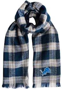 Detroit Lions Plaid Blanket Womens Scarf