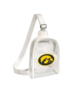 Mini Sling Iowa Hawkeyes Clear Bag - Black