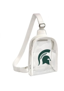 Mini Sling Michigan State Spartans Clear Bag - Green