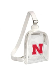 Mini Sling Nebraska Cornhuskers Womens Clear Tote - Red