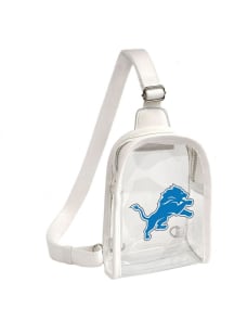 Detroit Lions Blue Mini Sling Clear Bag