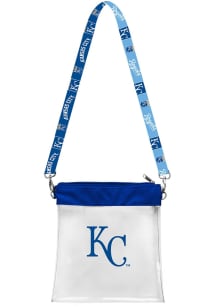 Kansas City Royals Blue Pattern Strap Clear Bag