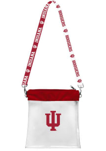 Pattern Strap Indiana Hoosiers Clear Bag - Red