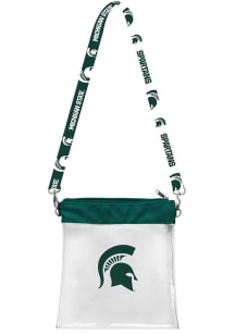 Pattern Strap Michigan State Spartans Clear Bag - Green