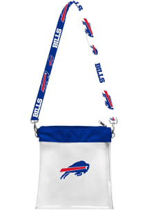 Buffalo Bills Blue Pattern Strap Clear Bag