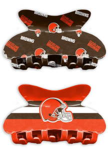 Cleveland Browns Claw Set of 2 Womens Hair Scrunchie