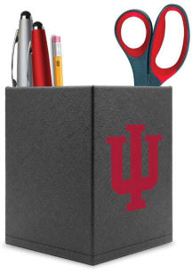 Black Indiana Hoosiers Logo Desk Caddy