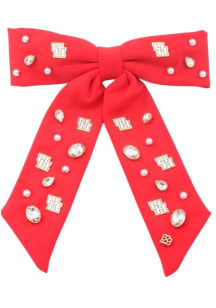 UHOU ACC Red Beaded Logo scrunchy