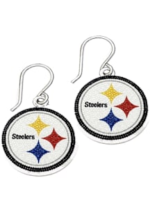 Pittsburgh Steelers Crystal Womens Earrings