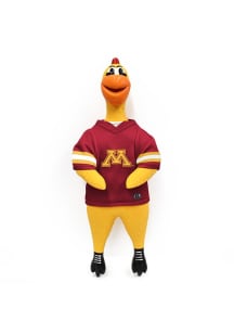 Maroon Minnesota Golden Gophers Rubber Chicken Pet Toy