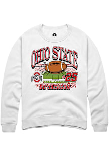 Bo Jackson Ohio State Buckeyes Mens White NIL Name Number Net Player Crew