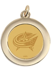 CSI Columbus Blue Jackets Gold Pendant Womens Necklace