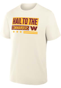 Washington Commanders White Local Short Sleeve T Shirt