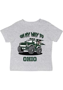 Vive La Fete Ohio Bobcats Infant On My Way Short Sleeve T-Shirt Grey