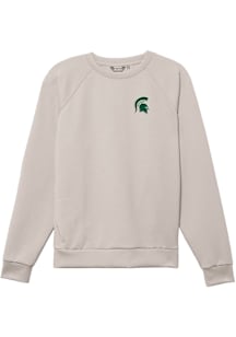 Mens Grey Michigan State Spartans Monterey Crew Sweatshirt