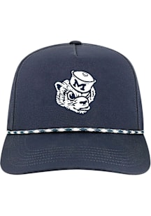Michigan Wolverines Navy Blue Caddy Adjustable Hat
