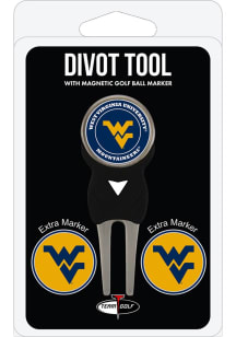 West Virginia Mountaineers 3 Pack Ball Marker Divot Tool