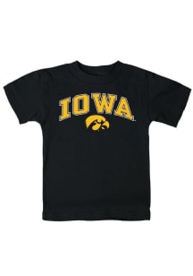 Iowa Hawkeyes Toddler Black Midsize Arch Short Sleeve T-Shirt