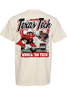 Texas Tech Red Raiders Ivory College Gameday Raider Short Sleeve T Shirt