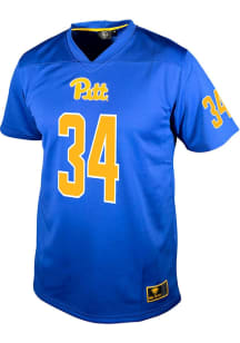 Derrick Davis Jr Genuine Collective Mens Blue Pitt Panthers Football NIL Football Jersey