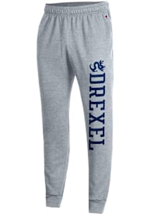 Mens Drexel Dragons Grey Champion Academic Dragon Sweatpants
