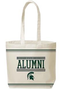 Michigan State Spartans White Alumni Tote