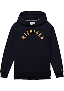 Womens Navy Blue Michigan Wolverines 1991 Crew Sweatshirt