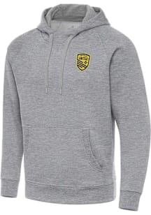 Antigua New Mexico United Mens Grey Victory Long Sleeve Hoodie