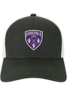Louisville City FC Mid-Pro Structured Trucker Adjustable Hat - Black
