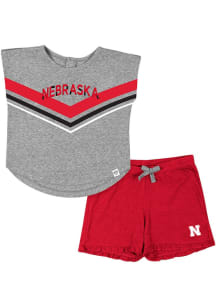 Baby Nebraska Cornhuskers  Colosseum  One Piece Set